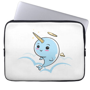 Narwhal Angel Süsse Laptopschutzhülle