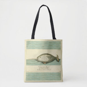 Narwhal Antique Whale Watercolor Wissenschaftliche