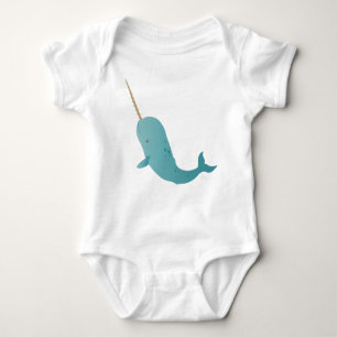 Narwhal Baby Strampler