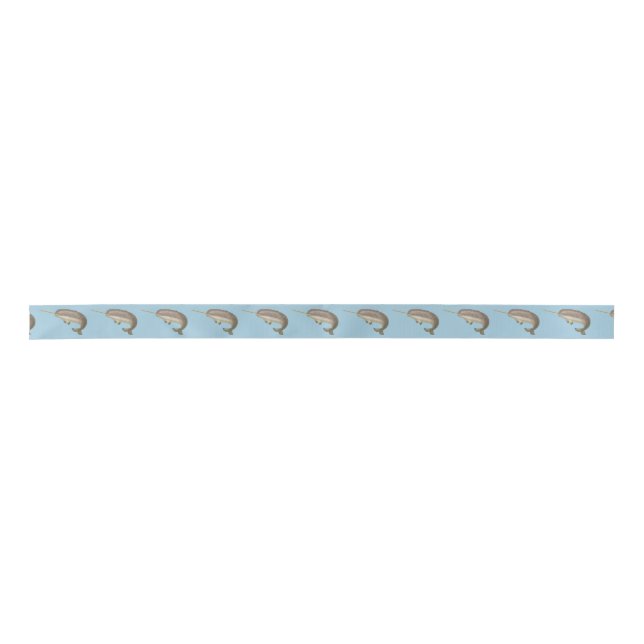 Narwhal Band Satinband (Vorderseite)