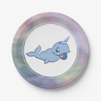 Narwhal Blue | Adorable Baby Kawaii Ocean Shower