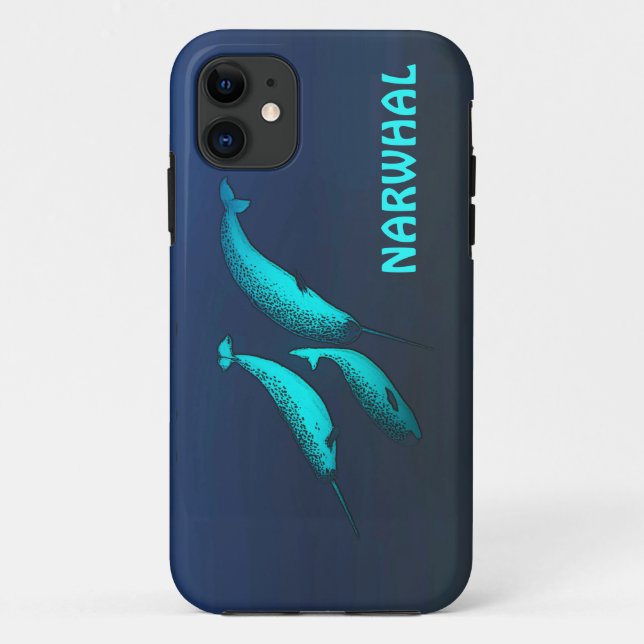 Narwhal Case-Mate iPhone Hülle (Rückseite)