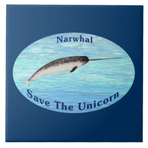 Narwhal - Das Einhorn Gerettet Fliese