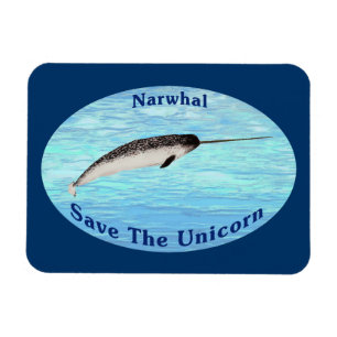 Narwhal - Das Einhorn Gerettet Magnet