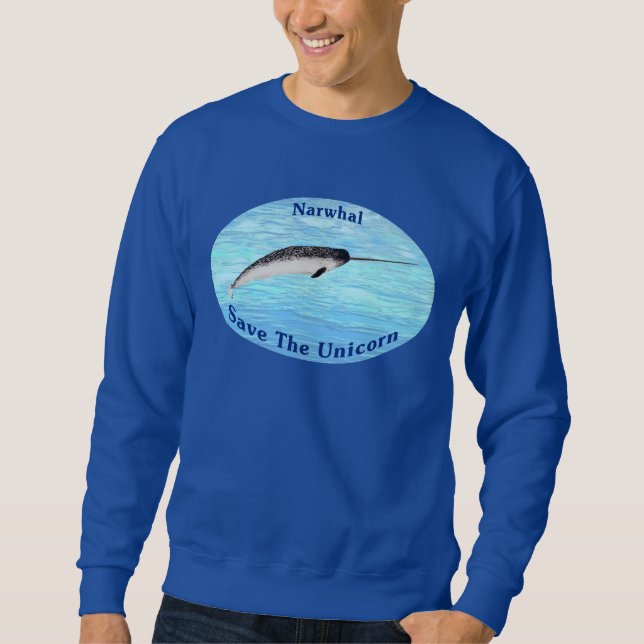 Narwhal - Das Einhorn Gerettet Sweatshirt (Vorderseite)