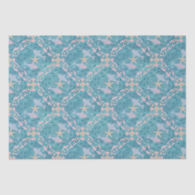 Narwhal Daydream Seidenpapier (Vorderseite)