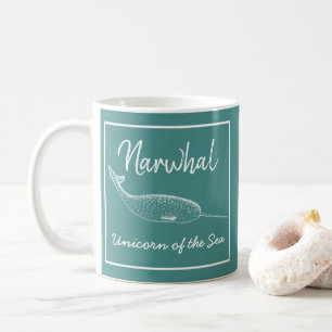 Narwhal Einhorn des Meeres Kaffeetasse