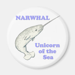 Narwhal Einhorn des Meeres Magnet