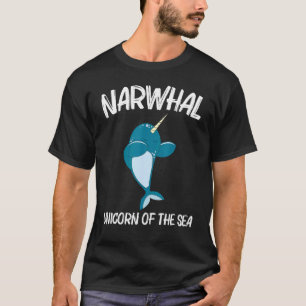Narwhal for Men Narwhale Sea Einhornfisch Wh T-Shirt