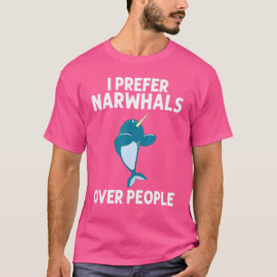 Narwhal for Men Narwhale Sea Einhornfisch Wh T-Shirt