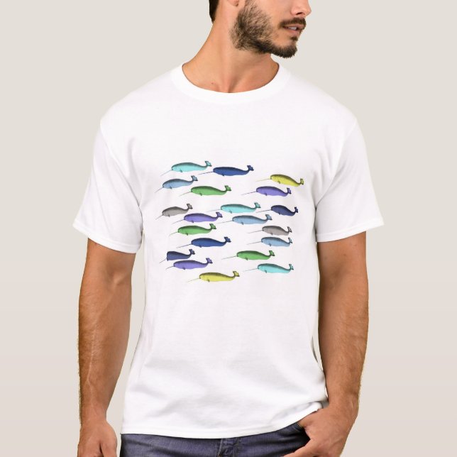 Narwhal Gruppen-T - Shirt (Vorderseite)