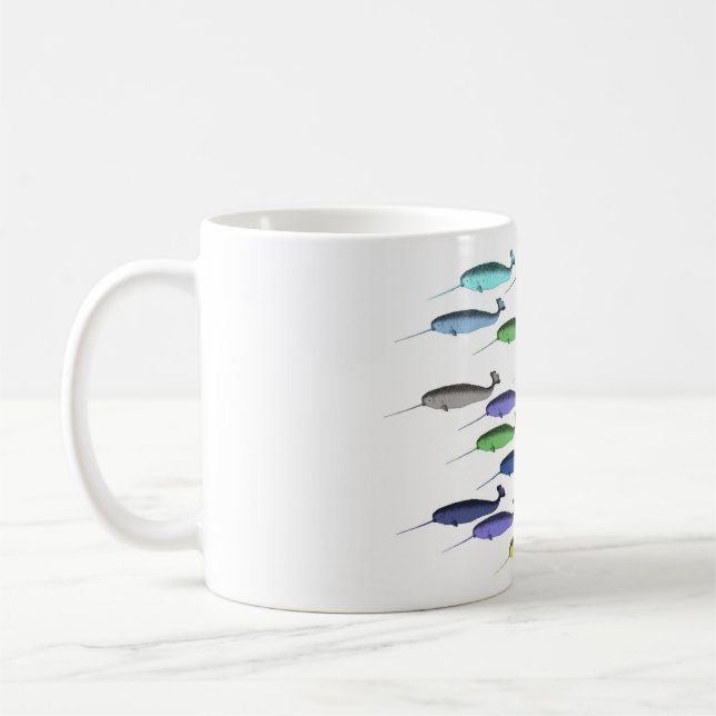 Narwhal Gruppen-Tassen-Schale Tasse (Links)