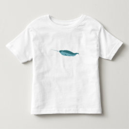 Narwhal im blauen Ozean Kleinkind T-shirt