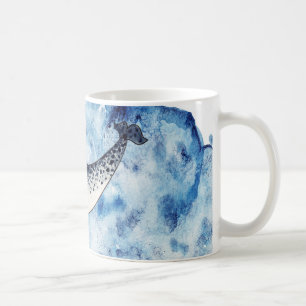 Narwhal in einem Spritzen der Wasserfarbe Tasse