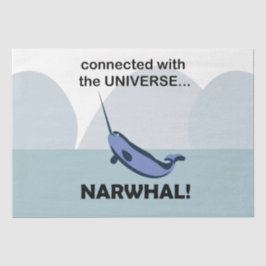 Narwhal ist mit dem Universum Narwhal verbunden Seidenpapier