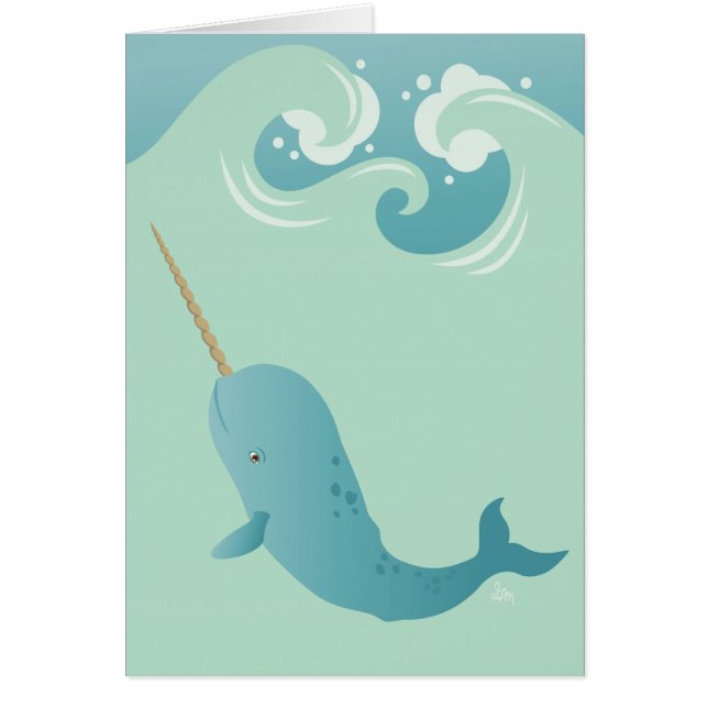 Narwhal Karte (Vorne)