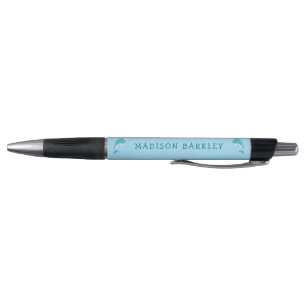 Narwhal Kid's Niedliche Whale Pens mit Namen Kugelschreiber