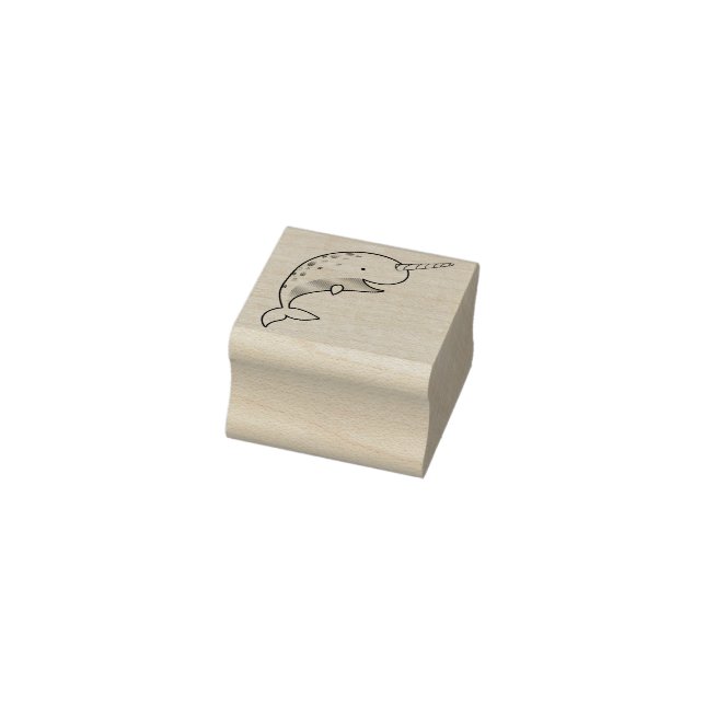 Narwhal Kid's Niedlicher Wal Gummistempel (Stempel)