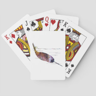 Narwhal Kunst Spielkarten