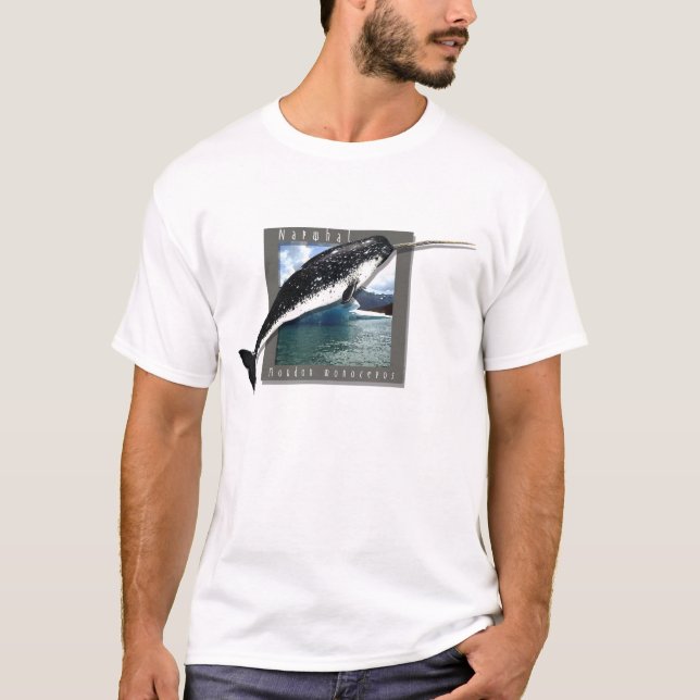 Narwhal Kunst T - Shirt (Vorderseite)