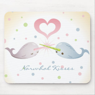 Narwhal küsst Mousepad