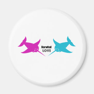 Narwhal-Liebe Magnet