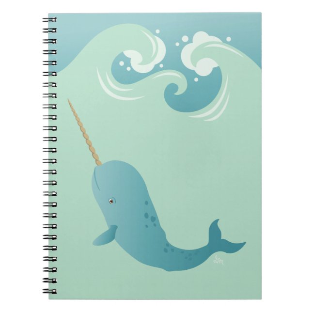 Narwhal Notizbuch Notizblock (Vorderseite)