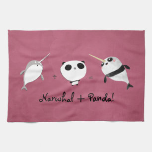 Narwhal plus Panda! Handtuch