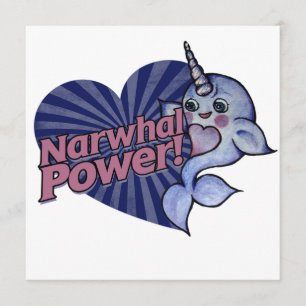 Narwhal Power Einladung