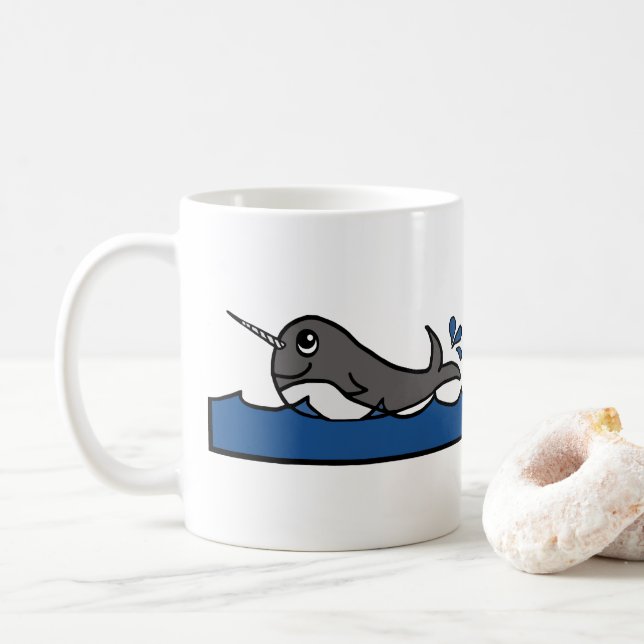 Narwhal Tasse (Mit Donut)