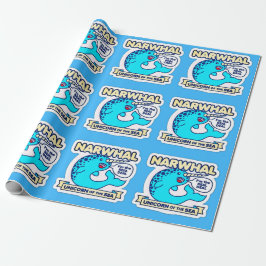 Narwhal Unicorn des Meeres Geschenkpapier