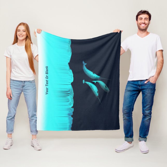 Narwhal unter dem Eis Fleecedecke (Beispiel)