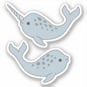 Narwhal Vinyl Stickers Aufkleber