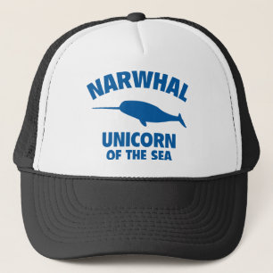 Narwhale Unicorn des Meeres Truckerkappe