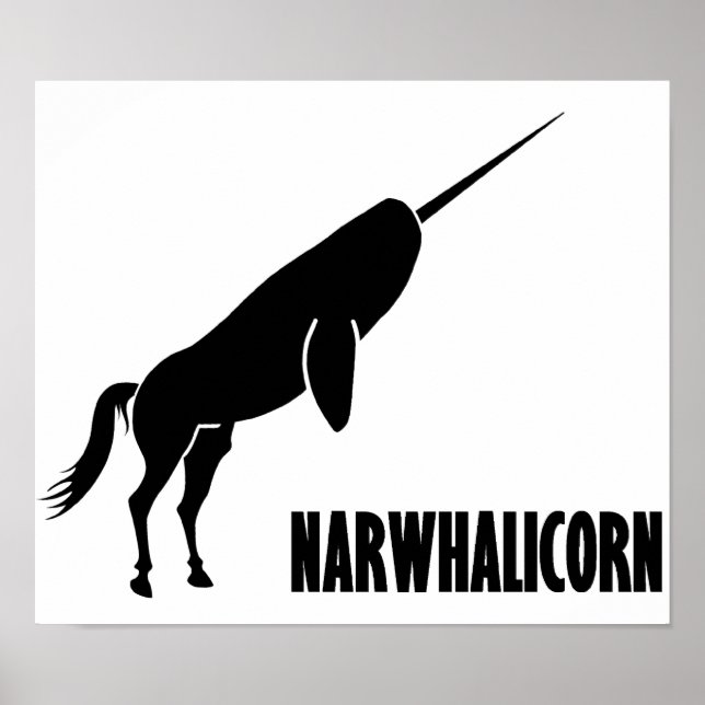 Narwhalicorn Narwhal Unicorn Poster (Vorne)