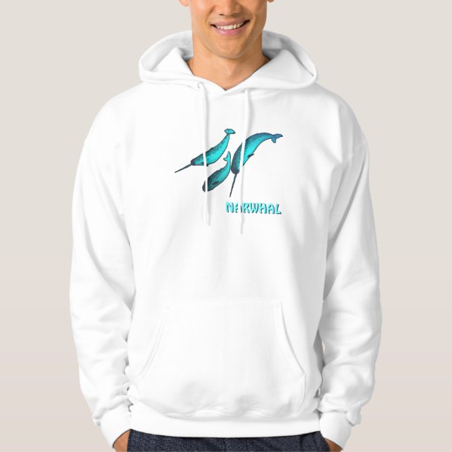 Narwhals Hoodie (Vorderseite)