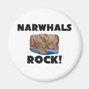 Narwhals Rock Magnet