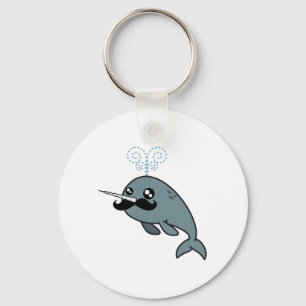 Narwhalstache Schlüsselanhänger