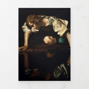 Narziss Dreifach Gefaltete Karte