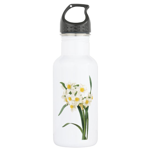 Narzisse (Narcissus tazetta) von Redouté Trinkflasche (Vorderseite)