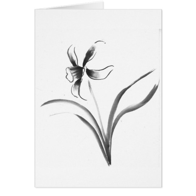 Narzisse, Sumi-e Blume (Vorne)