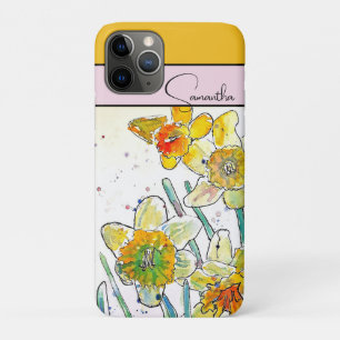 Narzisse Wasserfarbe Narzissen Blumen Telefon Case-Mate iPhone Hülle