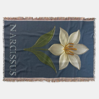 Narzissen Blume – Moderne Botanische Glanzkunst Decke