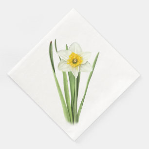 Narzissen-Blume Serviette