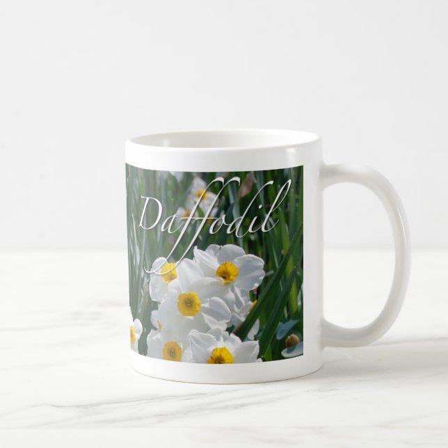 Narzissen-Blumen Kaffeetasse (Rechts)