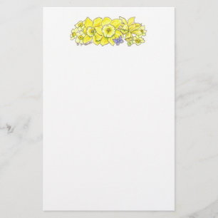 Narzissen-Briefpapier Briefpapier