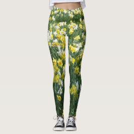 Narzissen-Frühlings-Blumen Legging Leggings