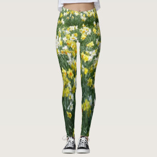 Narzissen-Frühlings-Blumen Legging Leggings