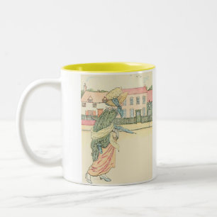 Narzissen-Tasse - Daffy unten Dilly-Tasse Zweifarbige Tasse