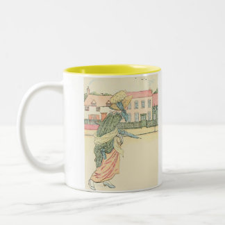 Narzissen-Tasse - Daffy unten Dilly-Tasse Zweifarbige Tasse